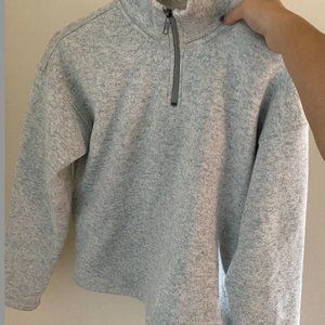 Light Blue Fleece Sweater